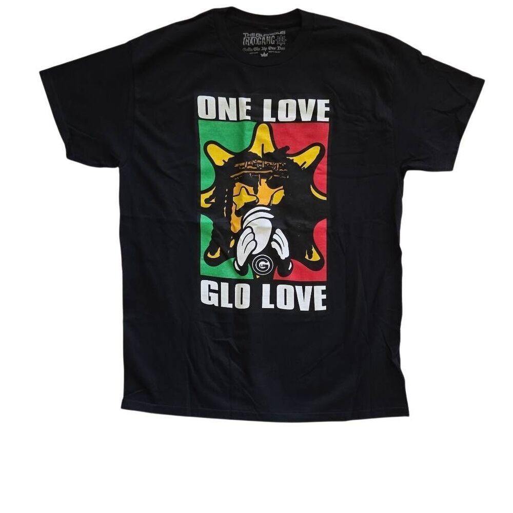 Glo Gang One Love T-Shirt Black Large